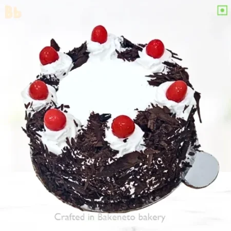 A fresh Classic Black Forest by bakeneto available for online ordering and home delivery in Delhi NCR nearby areas.