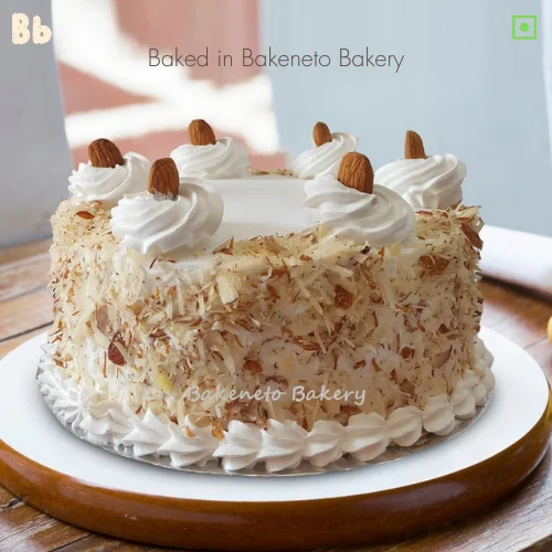 Order Honey Almond Cake from best online cake shop, bakeneto.
