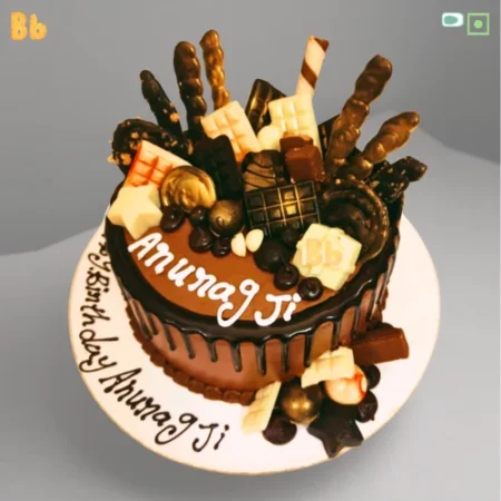 Hubby's Chocolate Cake, a perfect chocolate for husband's or boyfriend's birthday available online in Noida, Indirapuram, Vaishali and Noida Extension by bakeneto.com