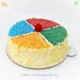 Rainbow Cake available for cake delivery online by bakeneto.