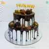 Order this fresh 2 Tier Chocolate Cake Online and the get same day cake delivery in Noida, Ghaziabad, Vaishali, Vasundhara, Gaur city, Noida Extension and Delhi. Visit bakeneto.com and checkout all types of theme cakes online.