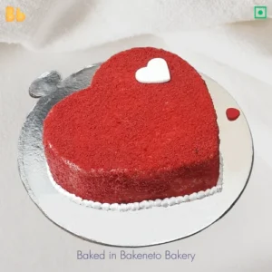 Order fresh and best quality Red Velvet Love Cake online by bakeneto.com