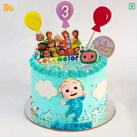 Order 3rd Year Birthday Cake online for kid's birthday in Noida, Ghaziabad, Delhi and Noida Extension.