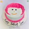 Cute Doll Face Cake
