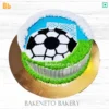 Your search for decent quality, fresh and yummy customized cake ends here with Football Cream Cake for birthday / party etc. by bakeneto.com. Get free cake delivery in Noida, Ghaziabad, Noida Extension.