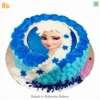 Queen Anna Cake is an exquisite cake for birthday bash. It would be a adorable combination of edible 2d print and cream floral design. Order cake online and get free delivery in Noida, Ghaziabad and Noida extension, Delhi.
