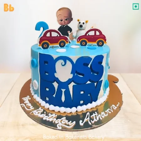 Your search for fresh and yummy customized cake for baby’s first birthday cake ends here with Teddy and Boss Baby Cake for birthday / party etc. by bakeneto.com. Get free cake delivery in Noida, Ghaziabad, Noida Extension.