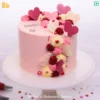 Warm Love Cake is the best Valentines day theme cake available for online ordering and delivery in Noida, Indirapuram, Ghaziabad, Kaushambi, Vasundhara, Delhi, and Noida Extension by bakeneto bakery.