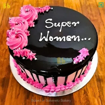 Order Super Womens Day Cake in Noida, Ghaziabad, Delhi, Noida Extension by ordering it online by bakeneto.com