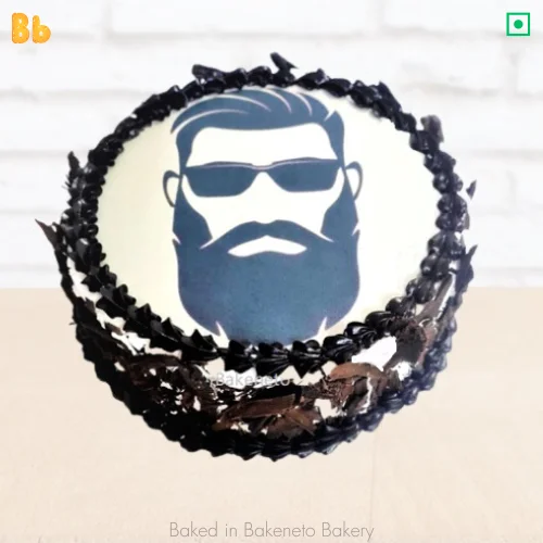 Order Beard Dad Cake Online. Father's Day Cake, Online Cake Delivery, 2 hours Delivery in Noida, Ghaziabad by bakeneto.com