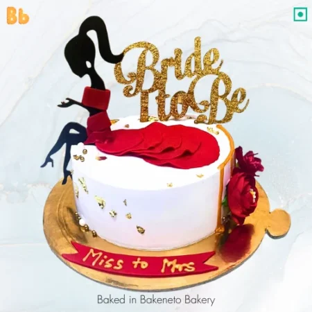 Order Bride To Be Cake online by the best cake shop in Vaishali | Free Delivery | Upto 10% OFF | 100% Eggless Cakes in Ghaziabad. Best Cake delivery app.