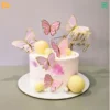 Butterfly Vanilla Cake design by the best cake shops in Noida and Ghaziabad.