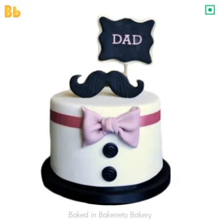 Order Cool Father Cake Online. Father's Day Cake, Online Cake Delivery, 2 hours Delivery in Noida, Ghaziabad by bakeneto.com