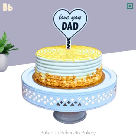 Order Love Dad Cake Online. Father's Day Cake, Online Cake Delivery, 2 hours Delivery in Noida, Ghaziabad by bakeneto.com