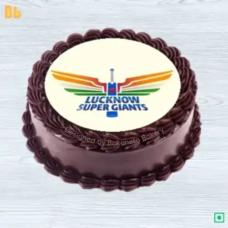 Order Lucknow Super Giants IPL Cake, the best quality cricket theme cake. Order cake online in Noida by the best bakery in Noida & Ghaziabad.