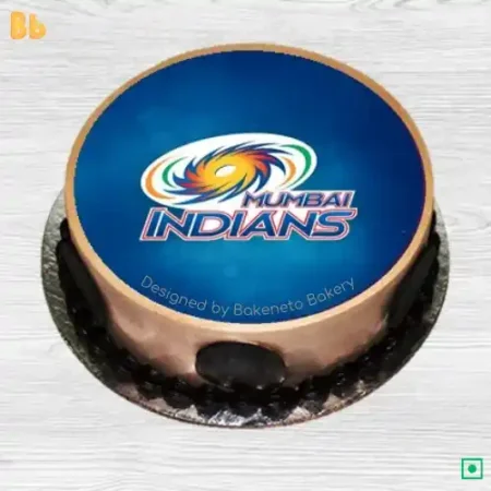 Order Mumbai Indians IPL Cake, the best quality cricket theme cake. Order cake online in Noida by the best bakery in Noida & Ghaziabad.