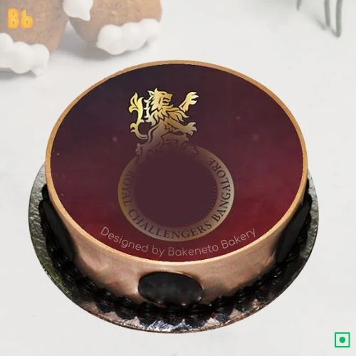 Order RCB IPL Photo Cake, the best quality cricket theme cake. Order cake online in Noida by the best bakery in Noida & Ghaziabad.