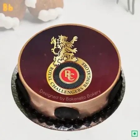 Order RCB IPL Photo Cake, the best quality cricket theme cake. Order cake online in Noida by the best bakery in Noida & Ghaziabad.