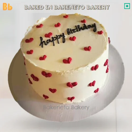 Fresh Sweetheart Birthday Cake is available for home delivery in Noida, Ghaziabad, Noida extension by the best cake shop nearby. Best Cake shop, bakeneto.com