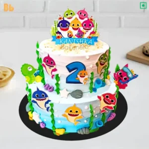 2D Baby Shark Family Cake available for online booking and same day cake delivery in Sector-35 Noida, Sector-34 Noida, Sector-33 Noida, Sector-50 Noida, Sector-51 Noida, Sector-37 Noida, Sector-39 Noida, Sector-2 Noida, Sector-3 Noida, Sector-4 Noida, Sector-9 Noida, Sector-10 Noida, Sector-125 Noida, Sector-126 Noida, Sector-127 Noida and Vaishali, Vasundhara, Indirapuram, Kaushambi, Ashok Nagar Delhi and Noida Extension as well.