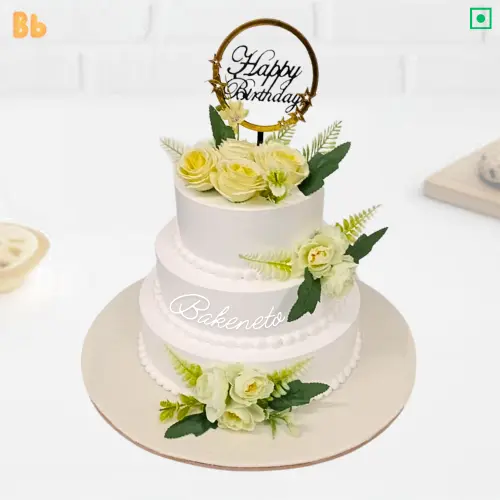 Order delicious 3 Tier Birthday Cake for wedding, engagement, anniversary or big birthday bash online and get cake's free home delivery in Noida, Ghaziabad, and Noida Extension. Enjoy Instant delivery in Sector-35 Noida, Sector-34 Noida, Sector-33 Noida, Sector-50 Noida, Sector-51 Noida, Sector-37 Noida, Sector-39 Noida, Sector-2 Noida, Sector-3 Noida, Sector-4 Noida, Sector-9 Noida, Sector-10 Noida, Sector-125 Noida, Sector-126 Noida, Sector-127 Noida and Vaishali, Vasundhara, Indirapuram, Kaushambi, Ashok Nagar Delhi and Noida Extension as well.