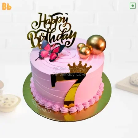 Order delicious 7th Birthday Cake for birthday party online and get cake's free home delivery in Noida, Ghaziabad, and Noida Extension. Enjoy Instant delivery in Sector-35 Noida, Sector-34 Noida, Sector-33 Noida, Sector-50 Noida, Sector-51 Noida, Sector-37 Noida, Sector-39 Noida, Sector-2 Noida, Sector-3 Noida, Sector-4 Noida, Sector-9 Noida, Sector-10 Noida, Sector-125 Noida, Sector-126 Noida, Sector-127 Noida and Vaishali, Vasundhara, Indirapuram, Kaushambi, Ashok Nagar Delhi and Noida Extension as well.