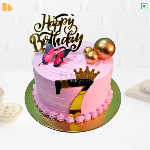 Order delicious 7th Birthday Cake for birthday party online and get cake's free home delivery in Noida, Ghaziabad, and Noida Extension. Enjoy Instant delivery in Sector-35 Noida, Sector-34 Noida, Sector-33 Noida, Sector-50 Noida, Sector-51 Noida, Sector-37 Noida, Sector-39 Noida, Sector-2 Noida, Sector-3 Noida, Sector-4 Noida, Sector-9 Noida, Sector-10 Noida, Sector-125 Noida, Sector-126 Noida, Sector-127 Noida and Vaishali, Vasundhara, Indirapuram, Kaushambi, Ashok Nagar Delhi and Noida Extension as well.