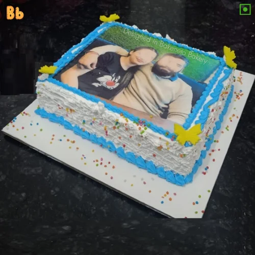 Best Photo Cake designs, buy Anniversary Photo Cake and get free cake home delivery in Noida, Indirapuram, Vaishali, Vasundhara and Gaur City Noida by best cake shop near by, bakeneto.