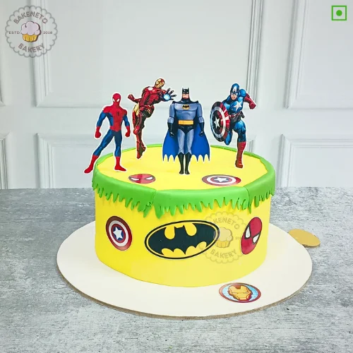 Batman Special Cake Design | Online Cake Delivery in Noida, Ghaziabad, Noida Extension and Ashok Nagar Delhi. Bakeneto is most trusted for making customized birthday cakes, Customized wedding cakes, engagement cakes and Anniversary cakes.