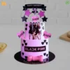 One of the best blackpink theme cake for all your black pink lovers friends. You can order cake online and send cake to Noida, India and Ghaziabad, India by best cake shop, Bakeneto. enjoy free cake home delivery in Sector-35 Noida, Sector-34 Noida, Sector-33 Noida, Sector-50 Noida, Sector-51 Noida, Sector-37 Noida, Sector-39 Noida, Sector-2 Noida, Sector-3 Noida, Sector-4 Noida, Sector-9 Noida, Sector-10 Noida, Sector-125 Noida, Sector-126 Noida, Sector-127 Noida and Vaishali, Vasundhara, Indirapuram, Kaushambi, Ashok Nagar Delhi and Noida Extension as well.