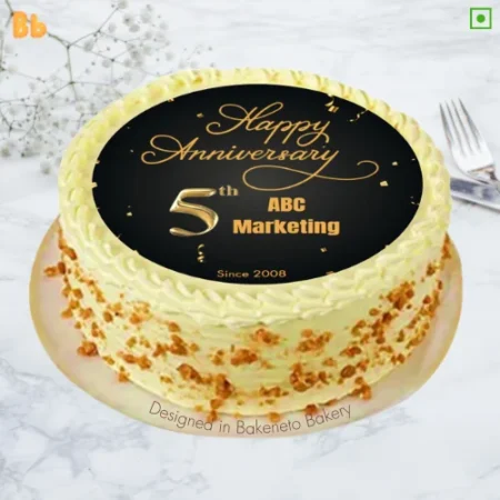 Best Photo Cake designs, buy Company Anniversary Photo Cake and get free cake home delivery in Noida, Indirapuram, Vaishali, Vasundhara and Gaur City Noida by best cake shop near by, bakeneto.