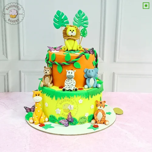 Best Lion King Cake Design| Online Cake Delivery in Noida, Ghaziabad, Noida Extension and Ashok Nagar Delhi. Bakeneto is most trusted for making customized birthday cakes, Customized wedding cakes, engagement cakes and Anniversary cakes.