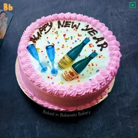 Celebrate this new year by order this New Year Treat Cake online and get free cake delivery in Sector-35 Noida, Sector-34 Noida, Sector-33 Noida, Sector-50 Noida, Sector-51 Noida, Sector-37 Noida, Sector-39 Noida, Sector-2 Noida, Sector-3 Noida, Sector-4 Noida, Sector-9 Noida, Sector-10 Noida, Sector-125 Noida, Sector-126 Noida, Sector-127 Noida and Vaishali, Vasundhara, Indirapuram, Kaushambi, Ashok Nagar Delhi and Noida Extension as well.