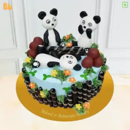 Order Panda World Cake for your lazy husabnd, friend or boy and see their surprised face. Order Panda Cake online by the best cake bakery shop in Noida & Ghaziabad and get cake menu or home delivery in same-day with up tp 10% Discount as well.