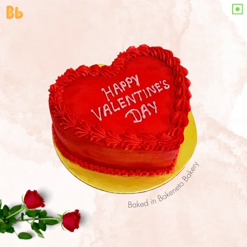 Red Heart Bento Cake