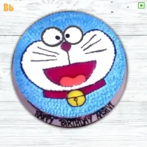 Best Doraemon Cake design, buy Smiling Doraemon Cake and get free cake home delivery in Noida, Indirapuram, Vaishali, Vasundhara and Gaur City Noida by best cake shop near by, bakeneto.