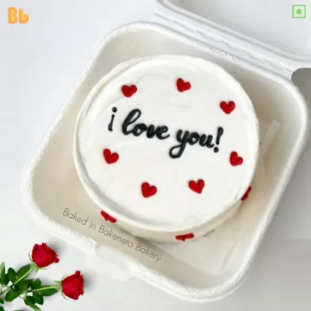 Vanilla Bento Cake is the best bento cake designs by bakeneto.com. Get same-day cake home delivery in Noida, Delhi, Ghaziabad, Noida Extension.