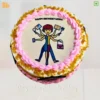 Best Photo Cake designs, buy Women Power Photo Cake and get free cake home delivery in Noida, Indirapuram, Vaishali, Vasundhara and Gaur City Noida by best cake shop near by bakeneto.