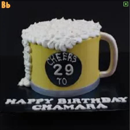 Order delicious Beer Mug Theme Cakefor friends or husband birthday celebration and get cake's home delivery in Noida, Ghaziabad, and Noida Extension. Enjoy Instant delivery in Sector-35 Noida, Sector-34 Noida, Sector-33 Noida, Sector-50 Noida, Sector-51 Noida, Sector-37 Noida, Sector-39 Noida, Sector-2 Noida, Sector-3 Noida, Sector-4 Noida, Sector-9 Noida, Sector-10 Noida, Sector-125 Noida, Sector-126 Noida, Sector-127 Noida and Vaishali, Vasundhara, Indirapuram, Kaushambi, Ashok Nagar Delhi and Noida Extension as well.