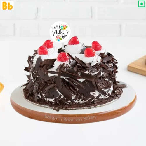 Order best quality Blackforest Moms Cake online by bakeneto | Mother's Day Cake Design | 100% Eggless Cake Delivery in Noida, Ghaziabad and Noida Extension. Get cake delivery in just 1 hour with 20% OFF on Mothers Day.