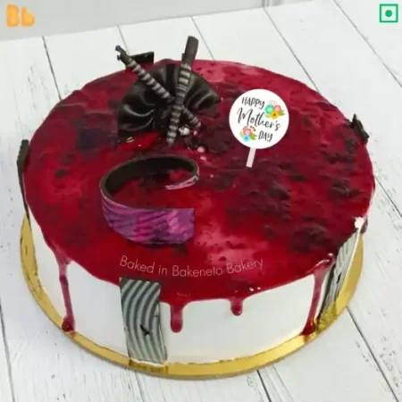Order best quality Blueberry Mothers Day Cake online by bakeneto | Mother's Day Cake Design | 100% Eggless Cake Delivery in Noida, Ghaziabad and Noida Extension. Get cake delivery in just 1 hour with 20% OFF on Mothers Day.