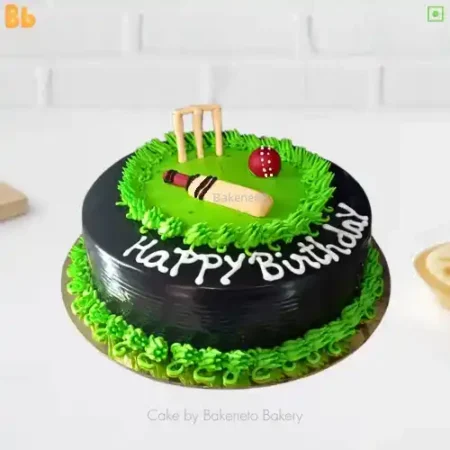 Order delicious Chocolate Cricket Cake online for birthday celebration of a friend's birthday or for your cute kid's birthday and get cake's home delivery in Noida, Ghaziabad, and Noida Extension. Enjoy Instant delivery in Sector-35 Noida, Sector-34 Noida, Sector-33 Noida, Sector-50 Noida, Sector-51 Noida, Sector-37 Noida, Sector-39 Noida, Sector-2 Noida, Sector-3 Noida, Sector-4 Noida, Sector-9 Noida, Sector-10 Noida, Sector-125 Noida, Sector-126 Noida, Sector-127 Noida and Vaishali, Vasundhara, Indirapuram, Kaushambi, Ashok Nagar Delhi and Noida Extension as well.