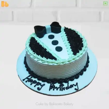 Order delicious Gentleman Cake online for birthday celebration of a friend or as first birthday of your cute kid and get cake's home delivery in Noida, Ghaziabad, and Noida Extension. Enjoy Instant delivery in Sector-35 Noida, Sector-34 Noida, Sector-33 Noida, Sector-50 Noida, Sector-51 Noida, Sector-37 Noida, Sector-39 Noida, Sector-2 Noida, Sector-3 Noida, Sector-4 Noida, Sector-9 Noida, Sector-10 Noida, Sector-125 Noida, Sector-126 Noida, Sector-127 Noida and Vaishali, Vasundhara, Indirapuram, Kaushambi, Ashok Nagar Delhi and Noida Extension as well.