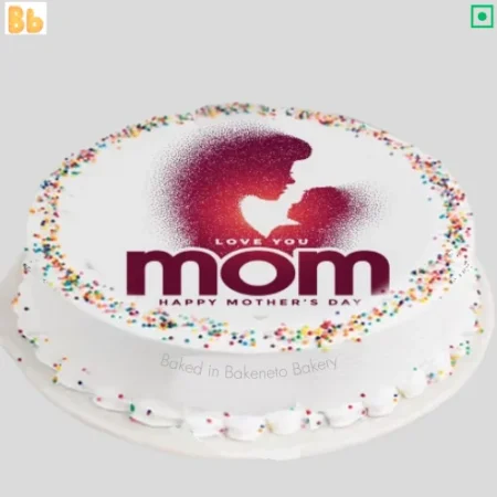 Book best quality Mothers Day Print Cake online by bakeneto | Mother's Day Cake Design | 100% Eggless Cake Delivery in Noida, Ghaziabad and Noida Extension. Get cake delivery in just 1 hour with 20% OFF on Mothers Day.