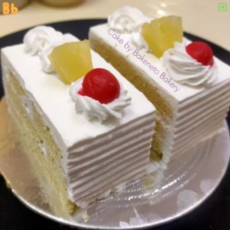 Order feshly baked Pineapple Pastry online and send pastries to your loved ones in Noida, Ghaziabad and Noida Extension nearby areas. Free delivery applicable with midnight delivery options. Best quality pastries by best cake shop in Noida, bakeneto.