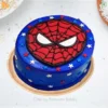 Book Customized Spiderman Web Cake online for your kid's birthday and get free cake delivery in Noida, Ghaziabad, Noida Extension, Delhi nearby area on same-day by bakeneto.com