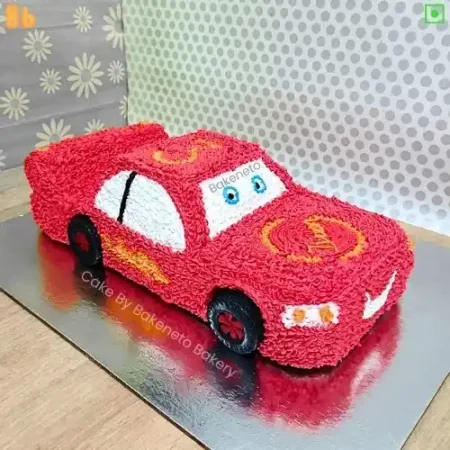 Lightning Mcqueen Car Cake is the best fit for you if you are looking for cake cake for your loved ones online and get free cake delivery in Noida, Ghaziabad, Indirapuram, Vaishali, Vasundhara, Kaushambi, Vijay Nagar, Crossing Republic, Noida Extension, near Noida Expressway, Gaur City-1, Gaur City-2, New Ashok Nagar, Sarita Vihar and NSEZ Noida. Cake would be delivered on same day as well. You can also book cake and get delivery in 3 hours as well.