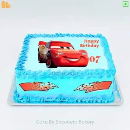 Mcqueen Car Cake is the best fit for you if you are looking for Car theme cake for your loved ones online and get free cake delivery in Noida, Ghaziabad, Indirapuram, Vaishali, Vasundhara, Kaushambi, Vijay Nagar, Crossing Republic, Noida Extension, near Noida Expressway, Gaur City-1, Gaur City-2, New Ashok Nagar, Sarita Vihar and NSEZ Noida. Cake would be delivered on same day as well. You can also book cake and get delivery in 1 hour as well.