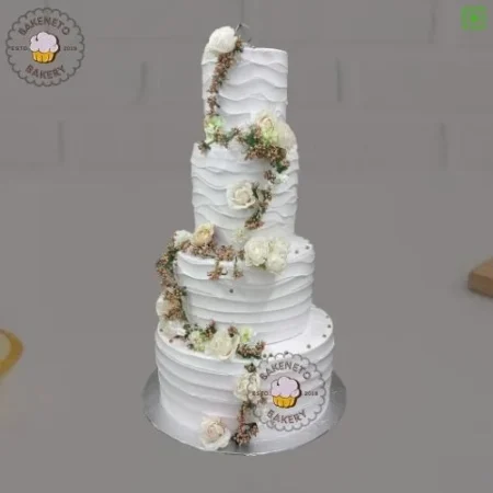 4 Tier Wedding Cake | Order Birthday cake for Boys | Wedding Cake Designs | Cake Delivery in Noida, Ghaziabad, and Noida Extension.