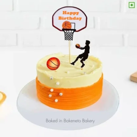 Basketball Theme Cake